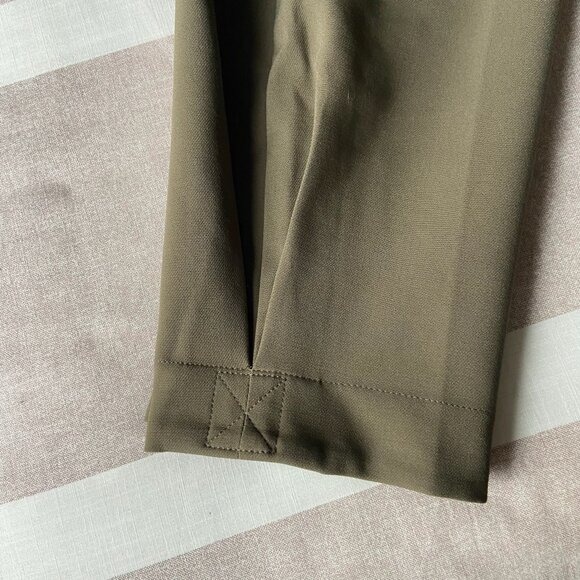 NWT Express Ankle Super High Rise Pants Pleated Women’s Cargo Sz 2R - Picture 7 of 8